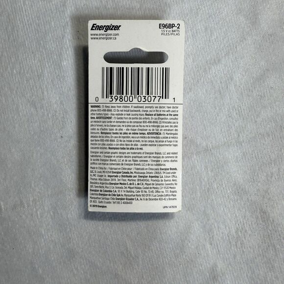 Energizer (2-Pack) AAAA Quadruple A Batteries NEW - Picture 4 of 4